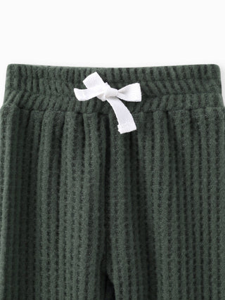 Wally Waffle Knit Set | Rust