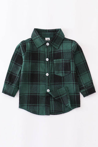 Blake Plaid Buttondown Top