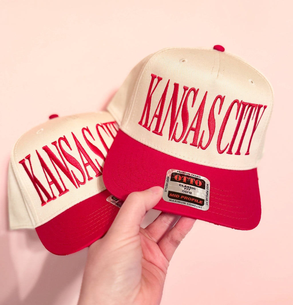 Kansas City Vintage Embroidered Trucker Hat
