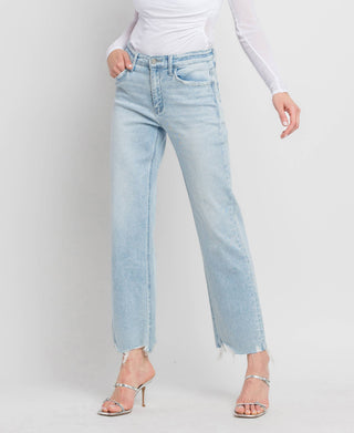 Vervet Meritorious High Rise Slim Wide Jeans
