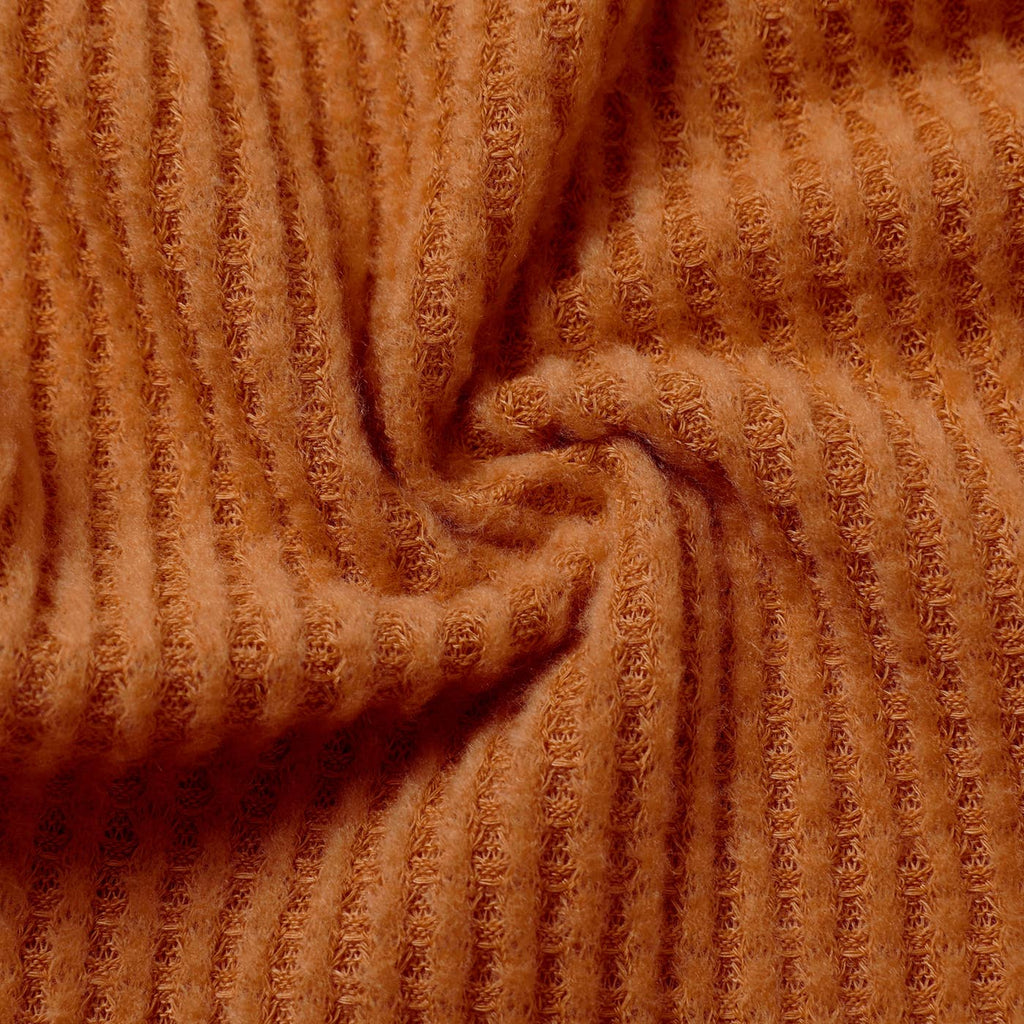 Wally Waffle Knit Set | Rust