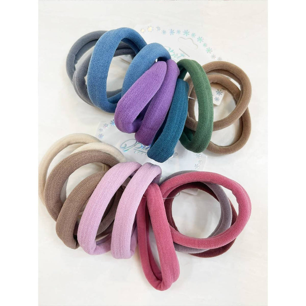 Elastic Hair Ties - Assorted Colors