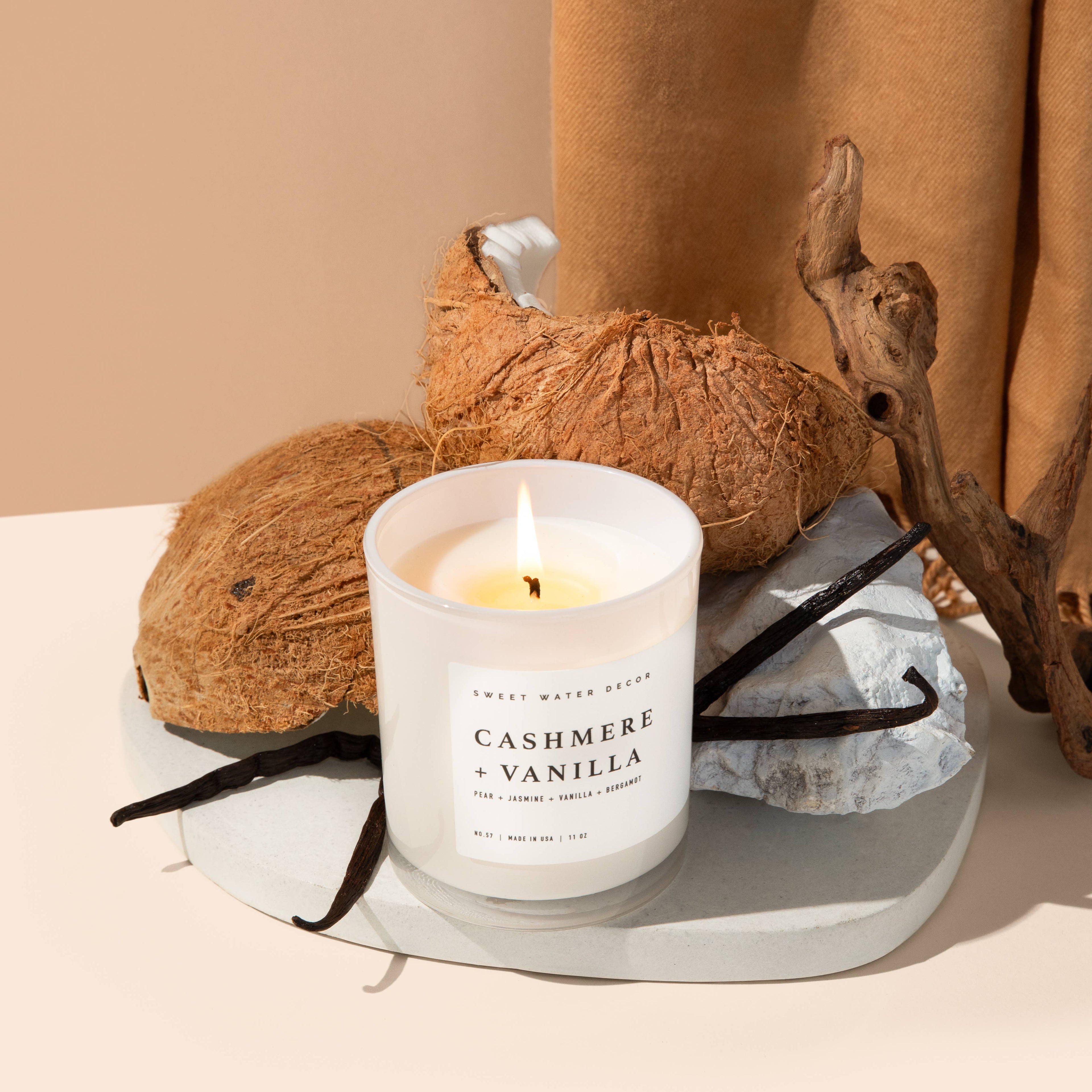 Cashmere and Vanilla | 11 oz Soy Candle