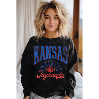 Kansas Hawks Mineral Sweatshirt | Mineral Grey