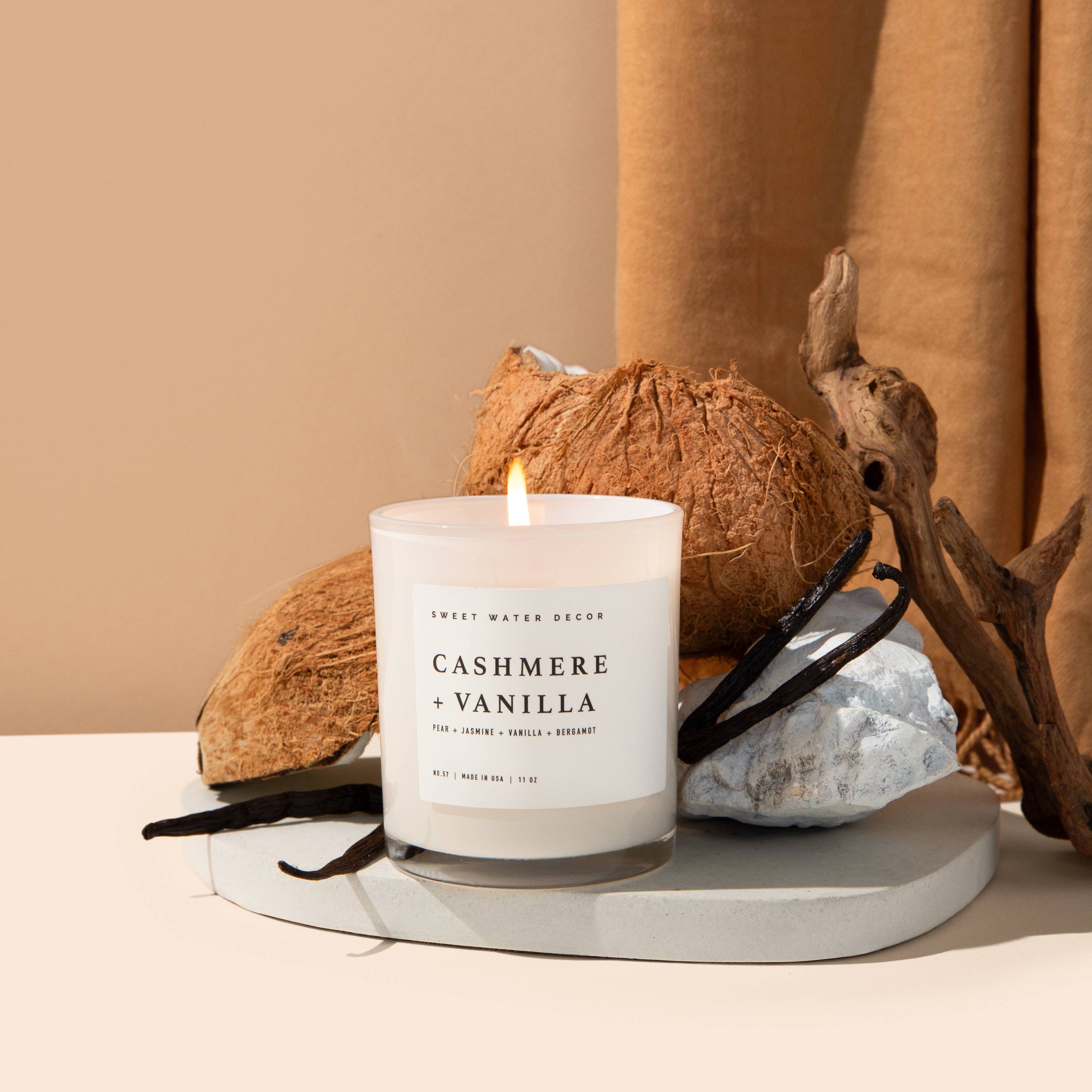 Cashmere and Vanilla | 11 oz Soy Candle