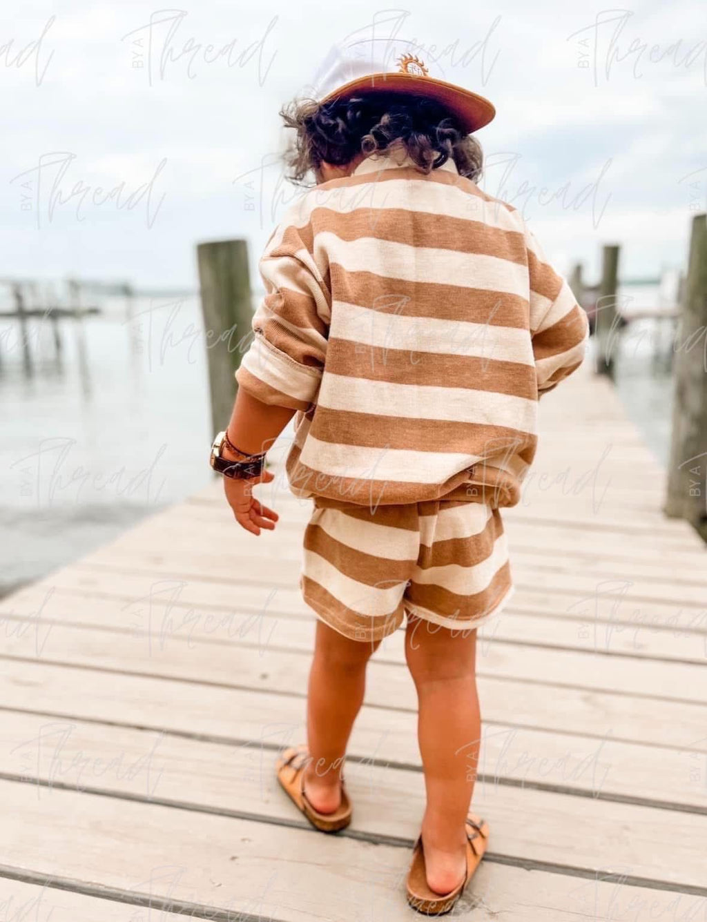 Ridge Two-Piece Striped Set