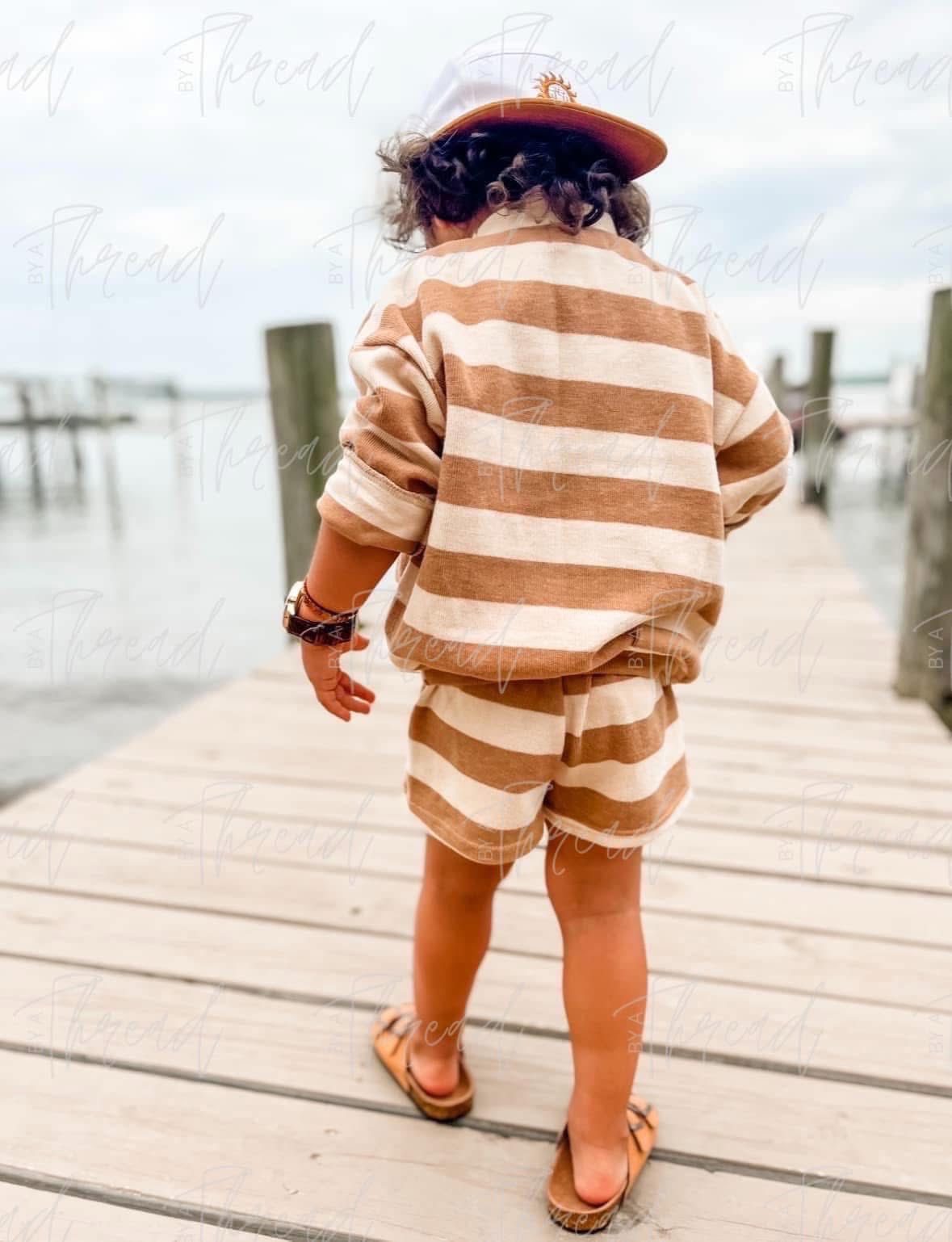 Ridge Two-Piece Striped Set