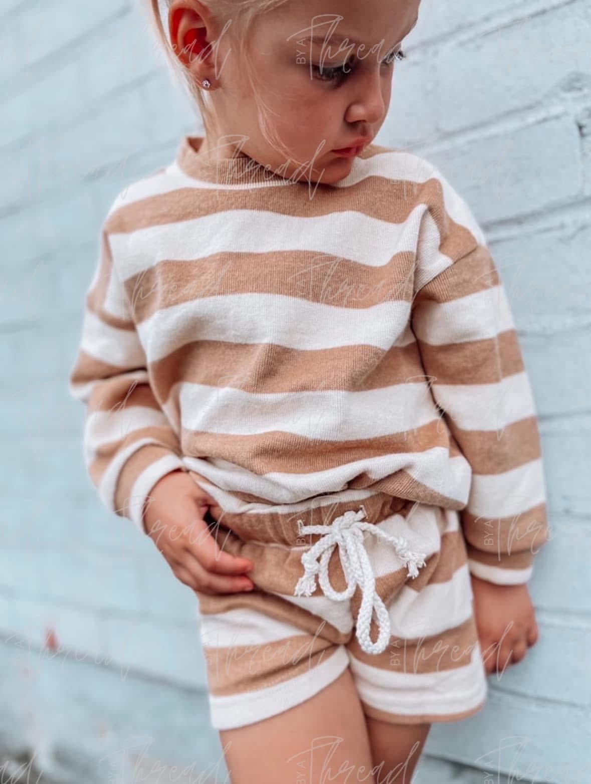 Ridge Two-Piece Striped Set